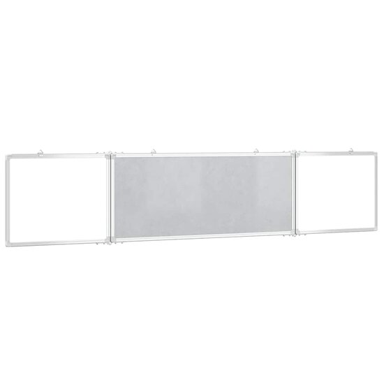 Whiteboard Magnetisch Inklapbaar 200X40X1,7 Cm Aluminium 200 x 40 x 1.7 cm