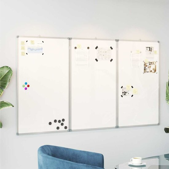 Whiteboard Magnetisch Inklapbaar 120X100X1,7 Cm Aluminium 120 x 100 x 1.7 cm