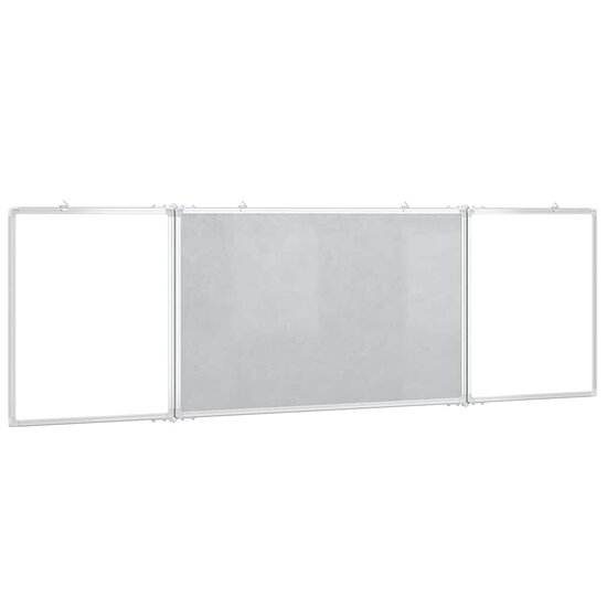 Whiteboard Magnetisch Inklapbaar 200X60X1,7 Cm Aluminium 200 x 60 x 1.7 cm