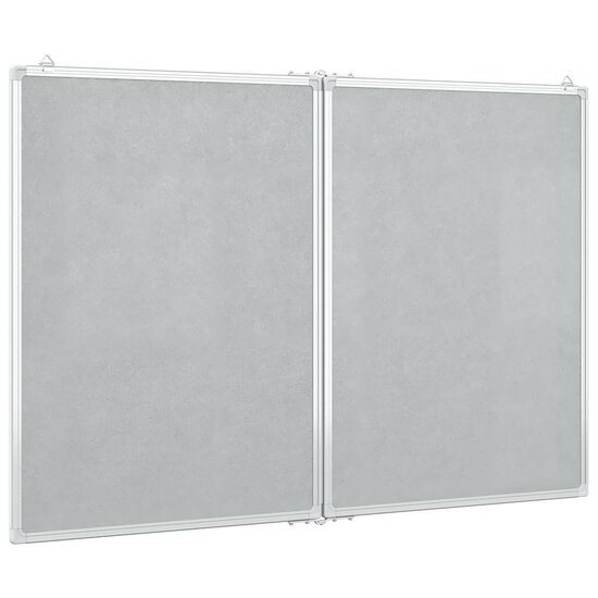 Whiteboard Magnetisch Inklapbaar 120X100X1,7 Cm Aluminium 120 x 100 x 1.7 cm