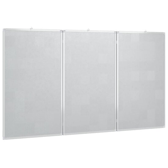 Whiteboard Magnetisch Inklapbaar 150X80X1,7 Cm Aluminium 150 x 80 x 1.7 cm