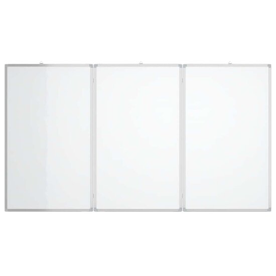 Whiteboard Magnetisch Inklapbaar 180X80X1,7 Cm Aluminium 180 x 80 x 1.7 cm