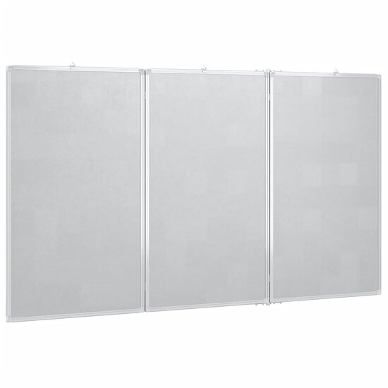 Whiteboard Magnetisch Inklapbaar 180X80X1,7 Cm Aluminium 180 x 80 x 1.7 cm