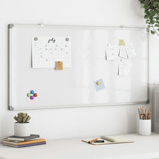 Whiteboard Magnetisch 60X30X1,7 Cm Aluminium 60 x 30 x 1.7 cm