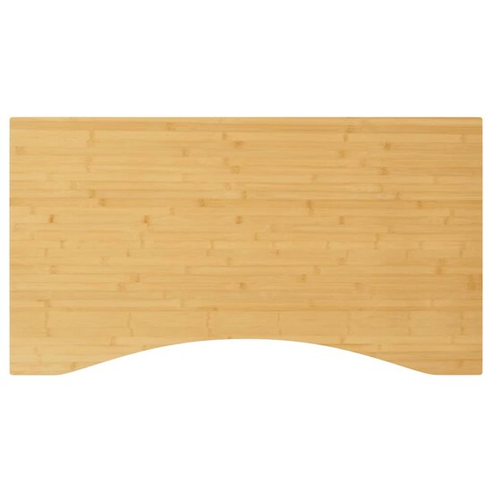Bureaublad 110x60x4 cm bamboe