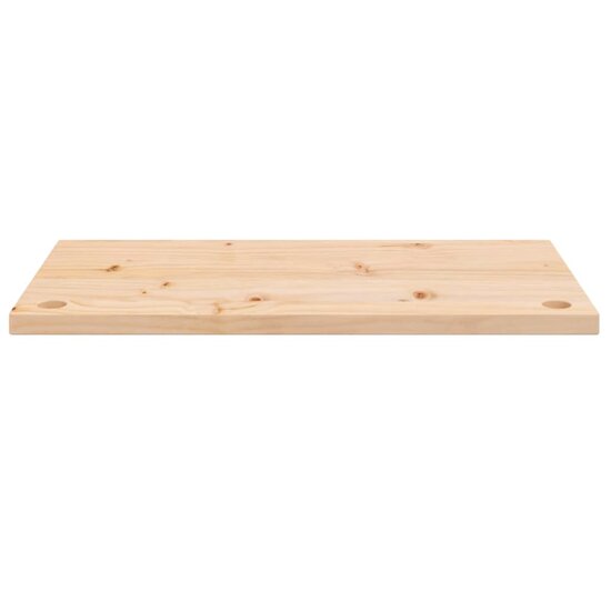 Bureaublad 80x40x2,5 cm massief grenenhout