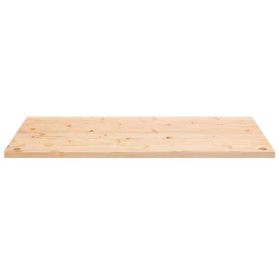 Bureaublad 110X60X2,5 Cm Massief Grenenhout 110 x 60 x 2.5 cm Naturel