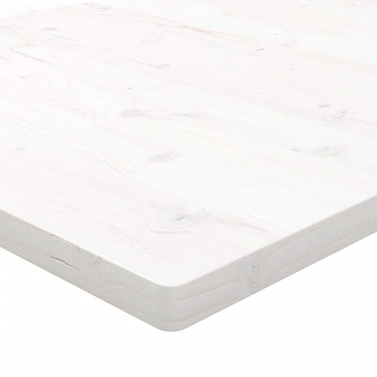 Bureaublad 80x40x2,5 cm massief grenenhout wit