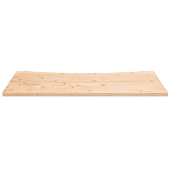 Bureaublad 110X60X2,5 Cm Massief Grenenhout 110 x 60 x 2.5 cm Naturel