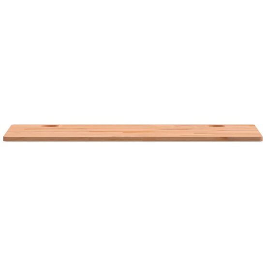 Bureaublad 110X55X1,5 Cm Massief Beukenhout 110 x 55 x 1.5 cm Bruin