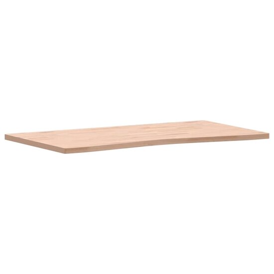 Bureaublad 110X(55-60)X2,5 Cm Massief Beukenhout 110 x (55-60) x 2.5 cm Naturel