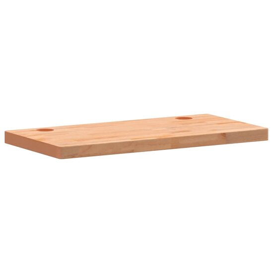 Bureaublad Massief Beukenhout 100 x 50 x 4 cm Bruin