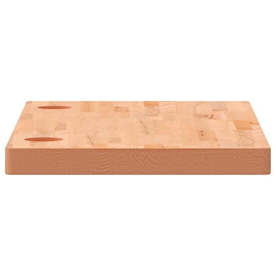 Bureaublad Massief Beukenhout 100 x 50 x 4 cm Bruin