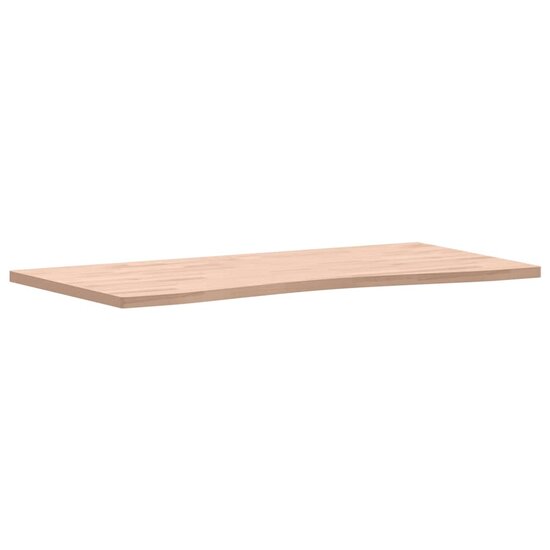 Bureaublad 110X(50-55)X2,5 Cm Massief Beukenhout 110 x (50-55) x 2.5 cm Naturel