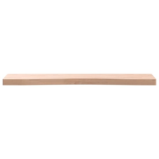 Bureaublad 100x(45-50)x4 cm massief beukenhout