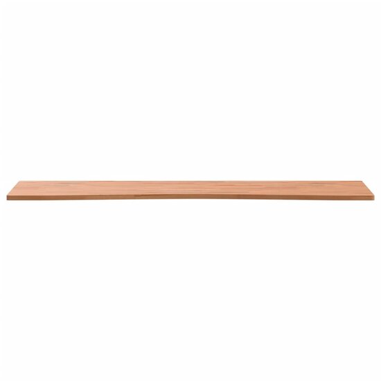 Bureaublad 110x(55-60)x1,5 cm massief beukenhout