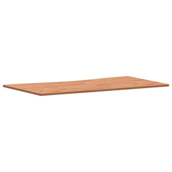 Bureaublad 110x(55-60)x1,5 cm massief beukenhout