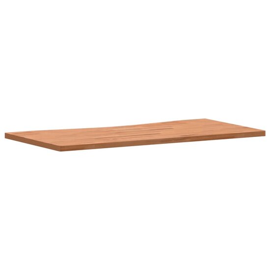 Bureaublad 110X(50-55)X2,5 Cm Massief Beukenhout 110 x (50-55) x 2.5 cm Bruin