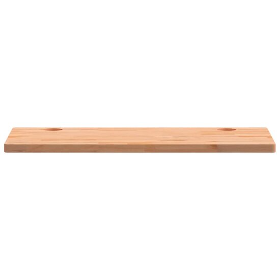 Bureaublad 80X40X2,5 Cm Massief Beukenhout 80 x 40 x 2.5 cm Bruin