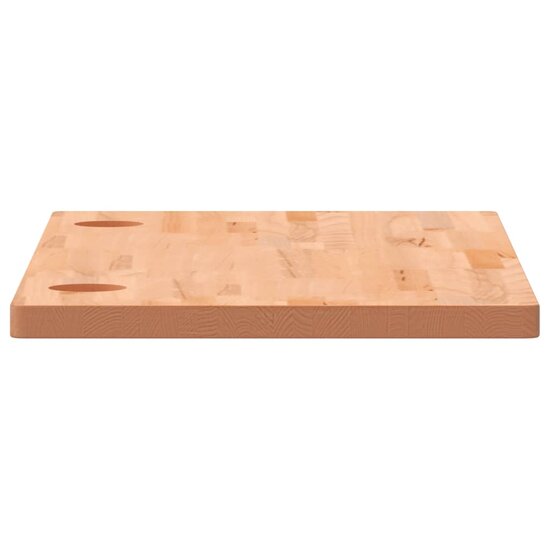 Bureaublad 80X40X2,5 Cm Massief Beukenhout 80 x 40 x 2.5 cm Bruin