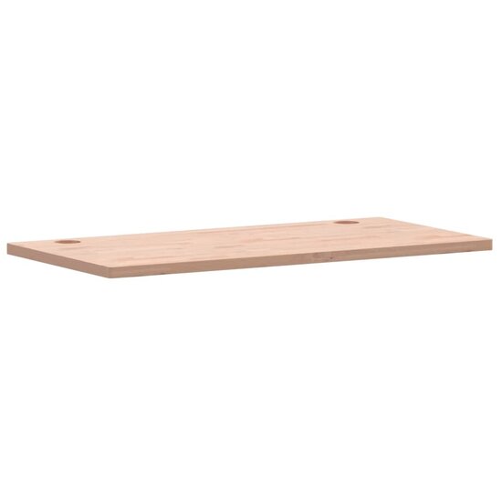 Bureaublad 100X50X2,5 Cm Massief Beukenhout 100 x 50 x 2.5 cm Naturel