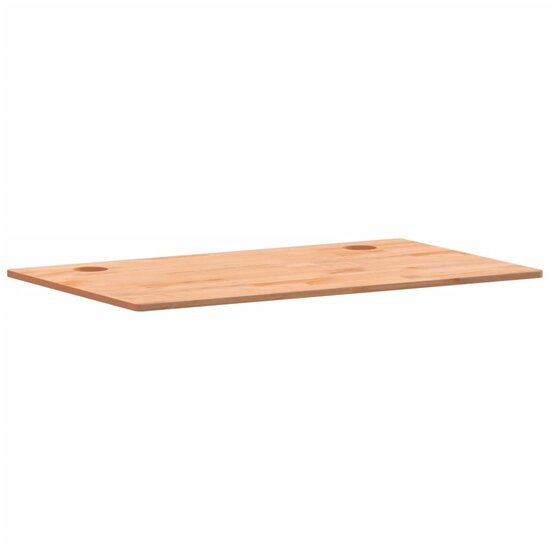 Bureaublad 100X60X1,5 Cm Massief Beukenhout 100 x 60 x 1.5 cm Bruin