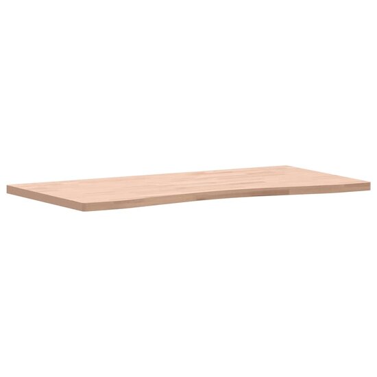 Bureaublad 100X(45-50)X2,5 Cm Massief Beukenhout 100 x (45-50) x 2.5 cm Naturel