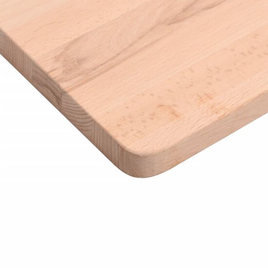 Bureaublad 100X(45-50)X2,5 Cm Massief Beukenhout 100 x (45-50) x 2.5 cm Naturel
