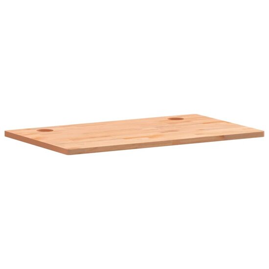 Bureaublad 110X60X2,5 Cm Massief Beukenhout 110 x 60 x 2.5 cm Bruin