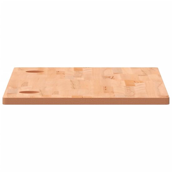 Bureaublad 110X60X2,5 Cm Massief Beukenhout 110 x 60 x 2.5 cm Bruin