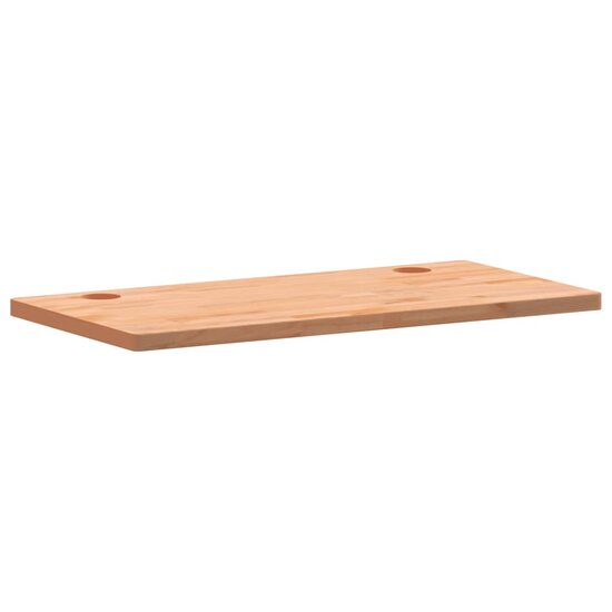 Bureaublad 110X55X2,5 Cm Massief Beukenhout 110 x 55 x 2.5 cm Bruin