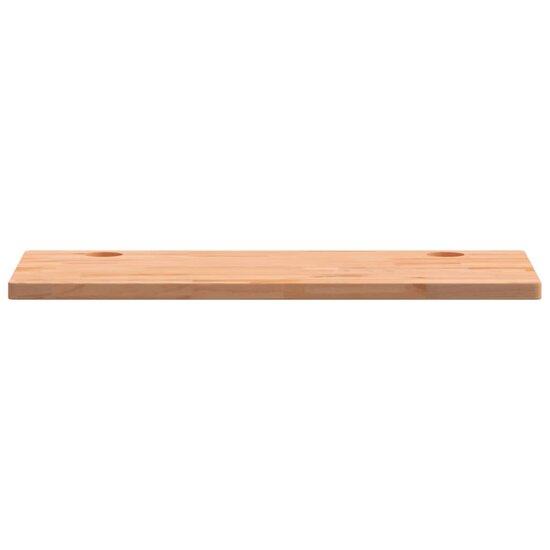 Bureaublad 110X55X2,5 Cm Massief Beukenhout 110 x 55 x 2.5 cm Bruin