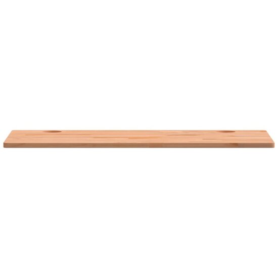 Bureaublad 100X50X1,5 Cm Massief Beukenhout 100 x 50 x 1.5 cm Bruin