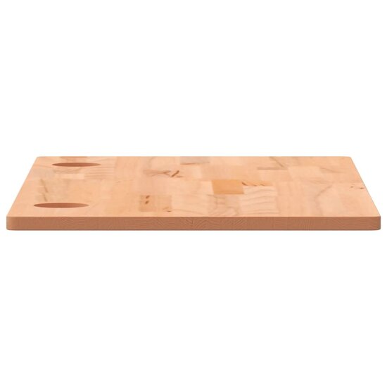 Bureaublad 100X50X1,5 Cm Massief Beukenhout 100 x 50 x 1.5 cm Bruin