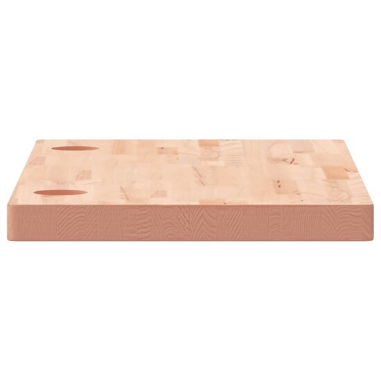 Bureaublad Massief Beukenhout 110 x 55 x 4 cm Naturel