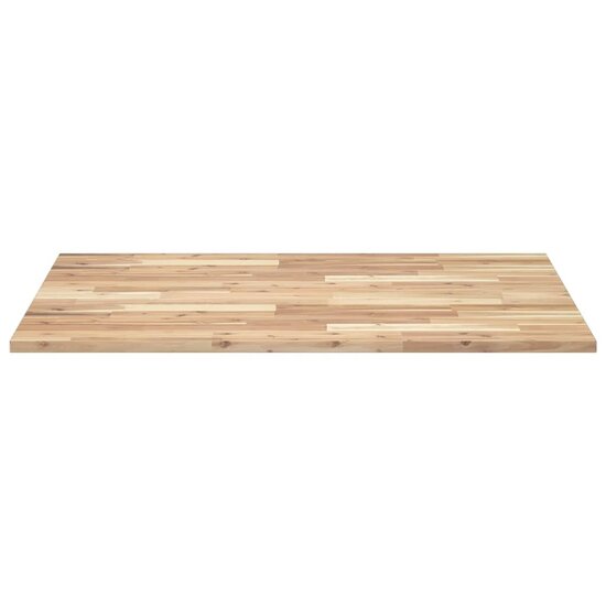 Bureaublad 100x80x2 cm onbehandeld massief acaciahout