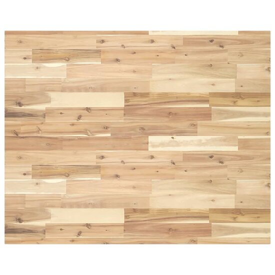 Bureaublad Onbehandeld Massief Acaciahout 100 x 80 x 4 cm Naturel
