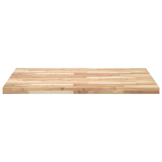 Bureaublad Onbehandeld Massief Acaciahout 100 x 80 x 4 cm Naturel