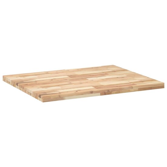 Bureaublad Onbehandeld Massief Acaciahout 100 x 80 x 4 cm Naturel