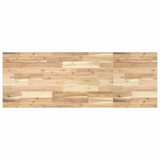 Bureaublad Onbehandeld Massief Acaciahout 120 x 50 x 2 cm Naturel