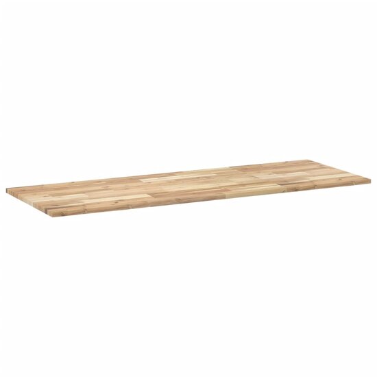 Bureaublad Onbehandeld Massief Acaciahout 120 x 50 x 2 cm Naturel