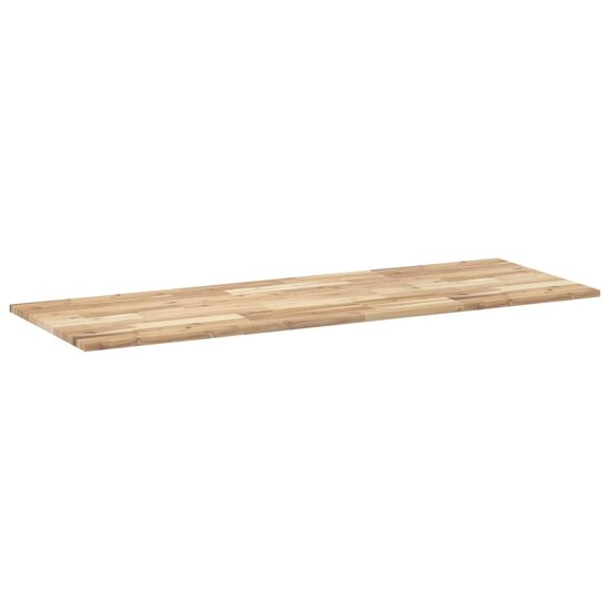 Bureaublad Onbehandeld Massief Acaciahout 120 x 50 x 2 cm Naturel