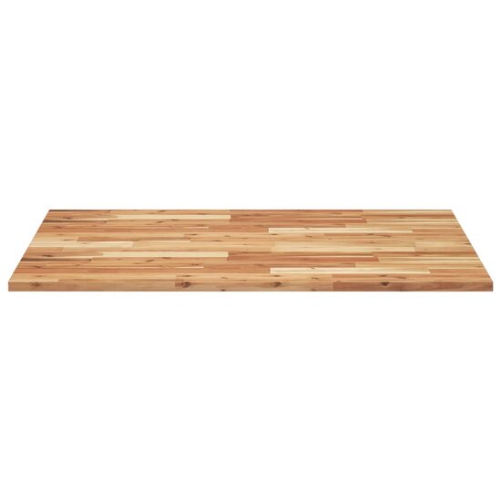 Bureaublad Met Olieafwerking Massief Acaciahout 100 x 80 x 2 cm Donkerbruin