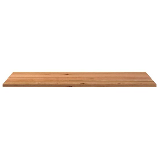 Bureaublad Rechthoekig 220X100X4Cm Massief Eikenhout Lichtbruin 220 x 100 x 4 cm
