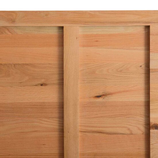 Bureaublad Rechthoekig 220X100X4Cm Massief Eikenhout Lichtbruin 220 x 100 x 4 cm