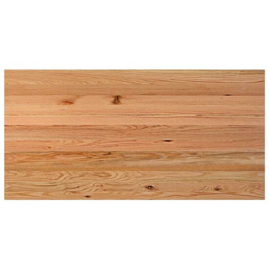 Bureaublad Rechthoekig 200X100X4Cm Massief Eikenhout Lichtbruin 200 x 100 x 4 cm