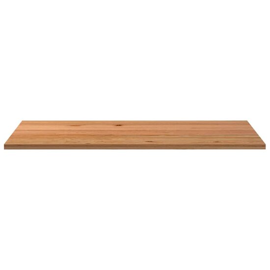 Bureaublad Rechthoekig 200X100X4Cm Massief Eikenhout Lichtbruin 200 x 100 x 4 cm
