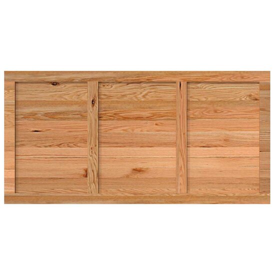 Bureaublad Rechthoekig 200X100X4Cm Massief Eikenhout Lichtbruin 200 x 100 x 4 cm