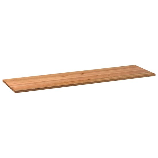 Bureaublad Rechthoekig Massief Eikenhout Lichtbruin 280 x 80 x 4 cm