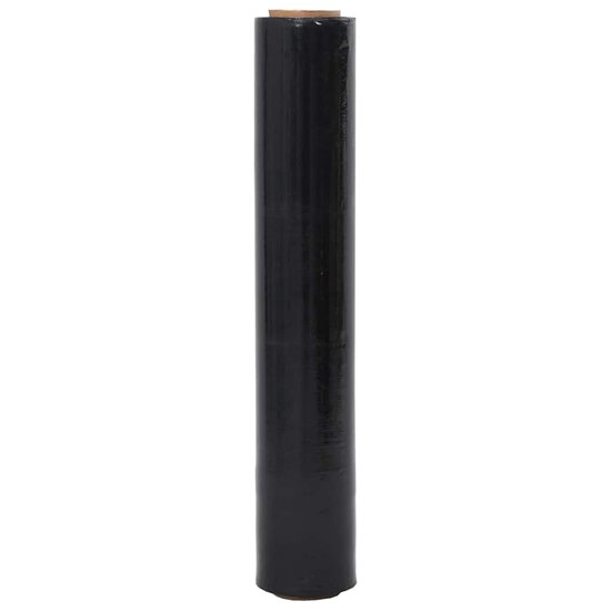 Stretchfilm 23 &Mu;m 6 50 cm x 150 m Zwart
